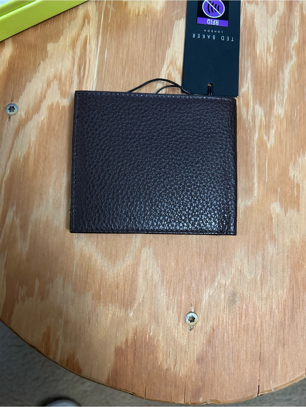 Ted Baker Pebbled Leather Wallet NWT - Picture 3 of 9